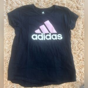 Girl's Adidas Black T-Shirt